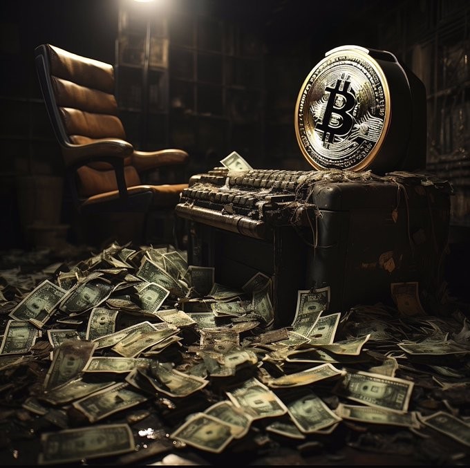 Bitcoin design fiat holographic 3D satoshi